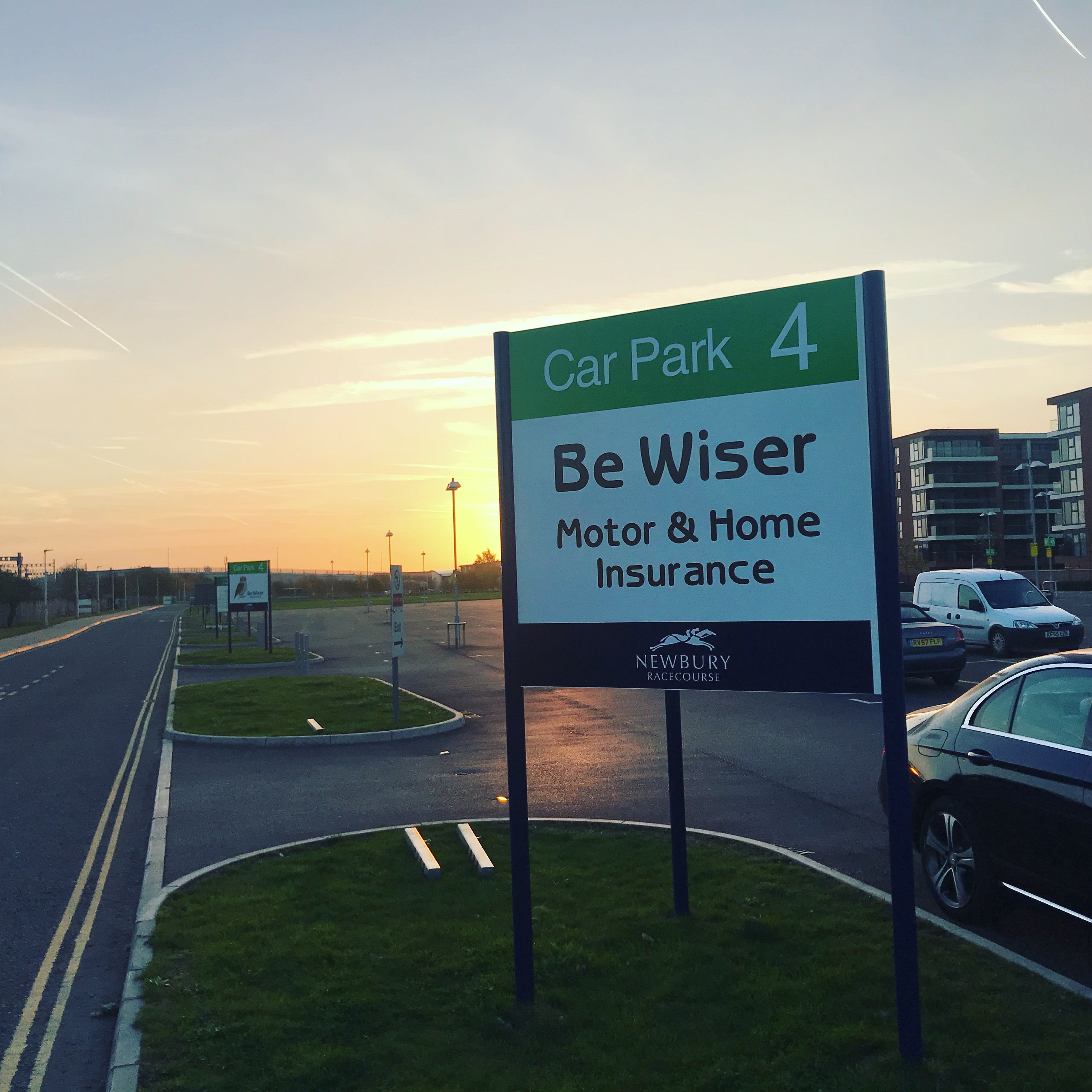 New Signage for Newbury Racecourse