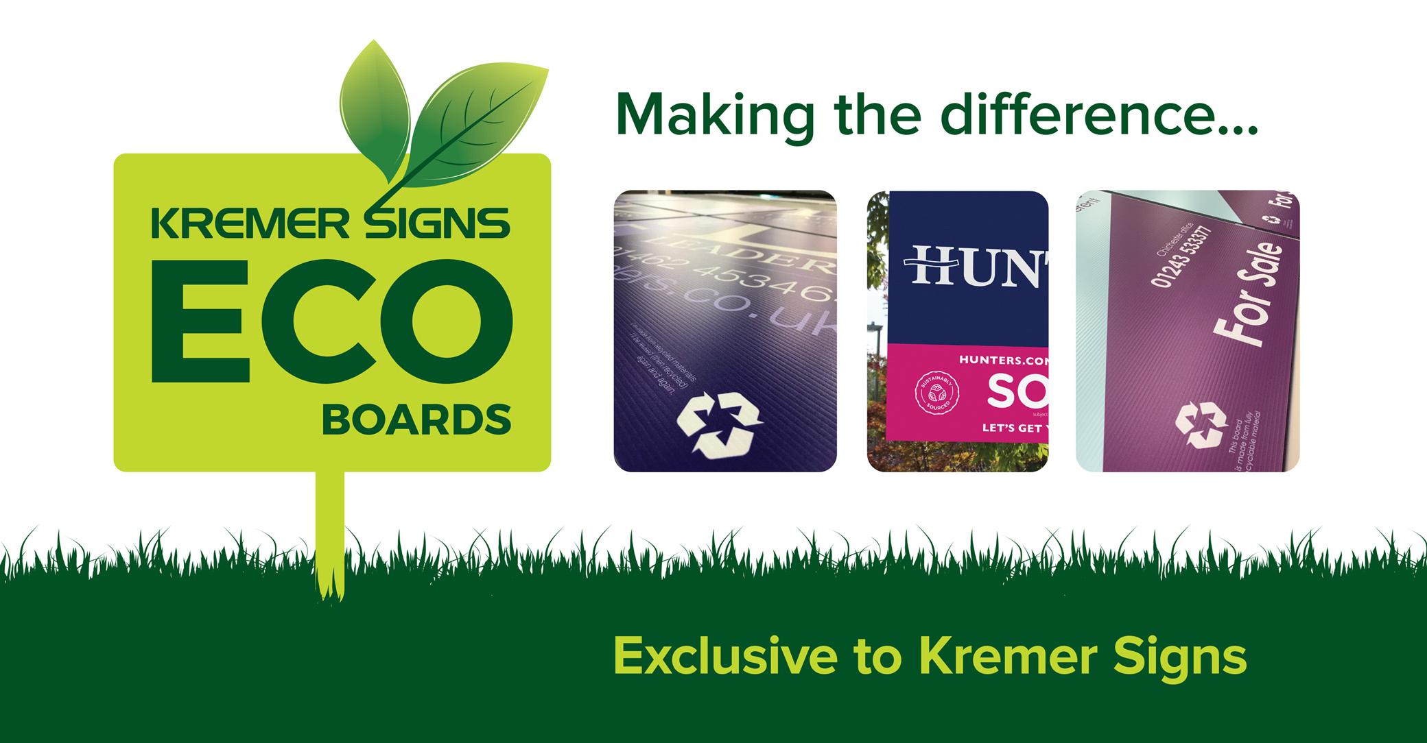 Eco Boards By Kremer Signs!