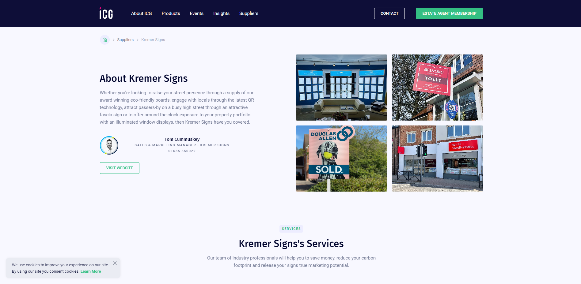 Kremer Signs are New Members of ICG!