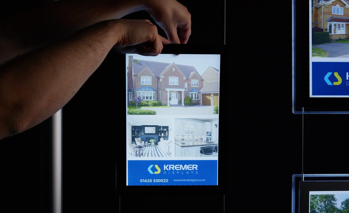 The importance of LED Window Displays for Estate Agents