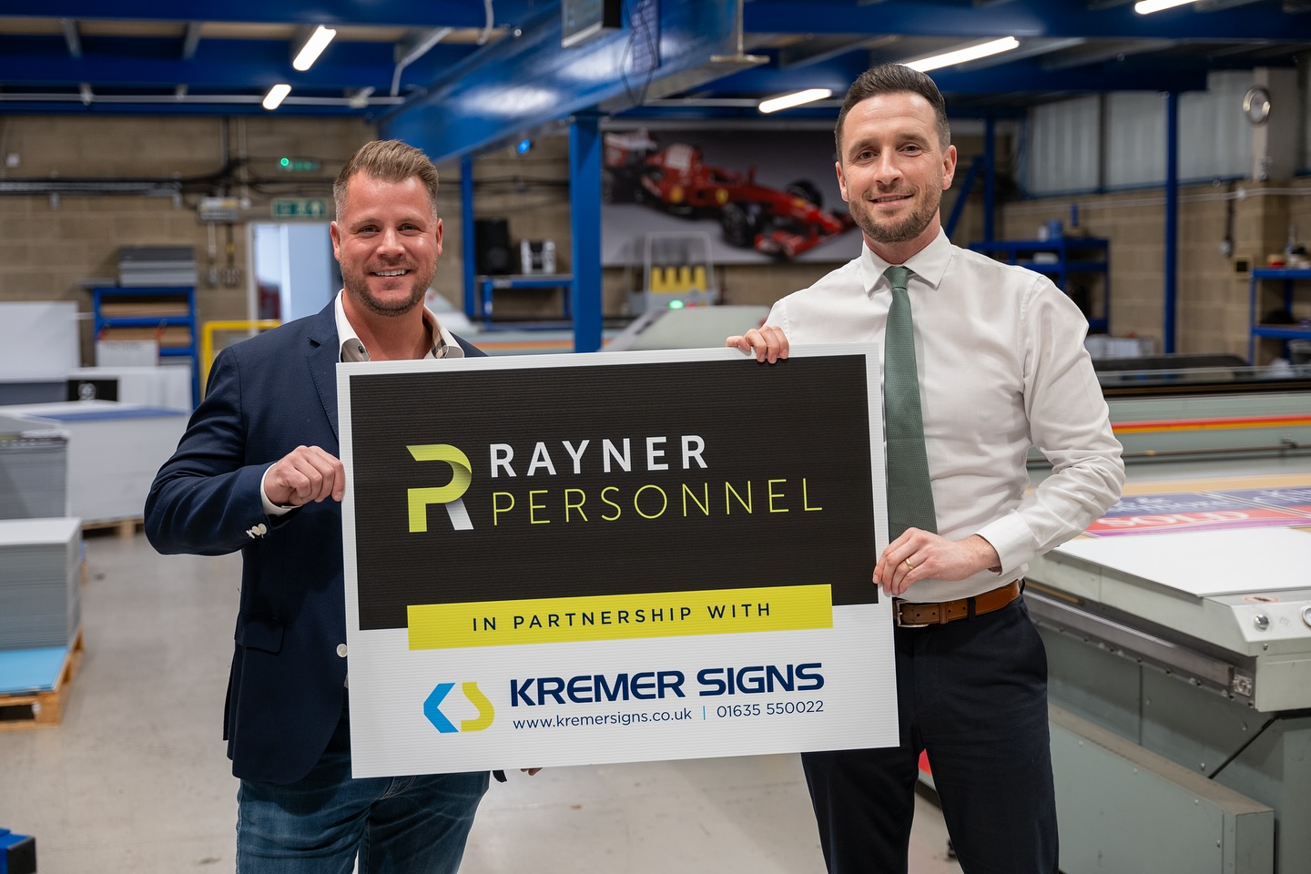 Rayner Personnel in collaboration with Kremer Signs 🫱🏼‍🫲🏾